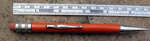 CARTER'S LaFRANCE UTILITY PENCIL IN RED